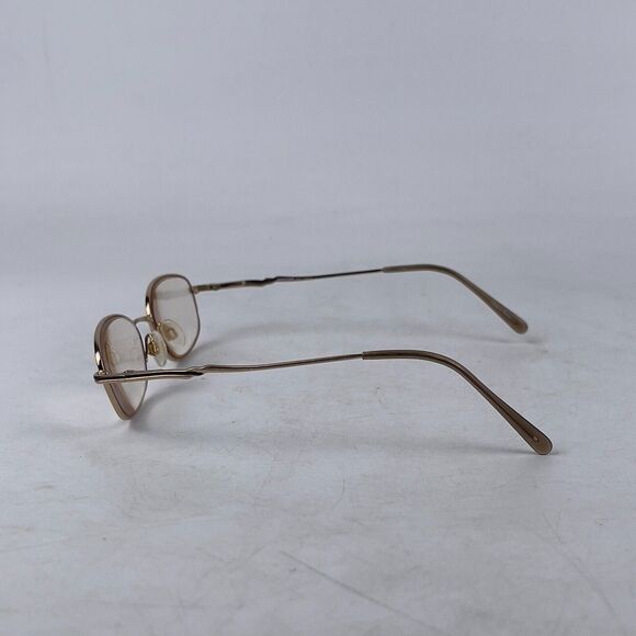 ARISTAR by CHARMANT 6867 Eyeglasses Frame Women Gold Metal Full Rim 52-18-140 - Picture 3 of 13